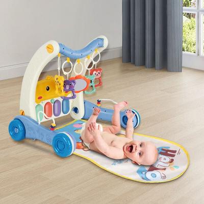 Skecten - 2 in 1 Lauflernhilfe Lauflernwagen Spielmatte mit Spielbogen und Musik Lernspielzeug für Image
