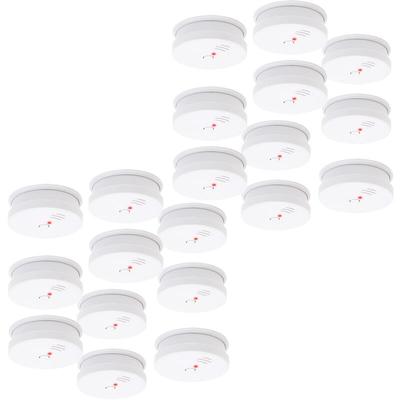 20x Rauchmelder mit 9V Batterie, Lange Lebensdauer, Lautstärke Alarm 85dB, Brandmelder kabellos, Image