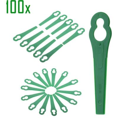 Kunststoffklingen, 100 Stück, Trimmerklingen für Garten-Rasenmäher-Zubehör, Image