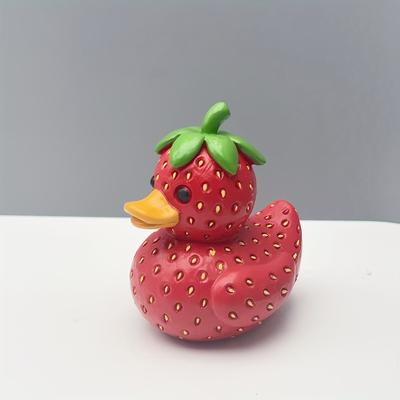 TEMU Character Figure Doll Fruit Series Resin Ornament