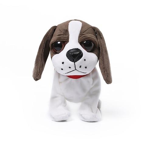 Interaktives elektronisches Plüschtier -s animierte Soundsteuerung elektronisches Haustier Roboterhund Spielzeug Geschenke für Jungen Mädchen Kinder Geburtstag Weihnachten