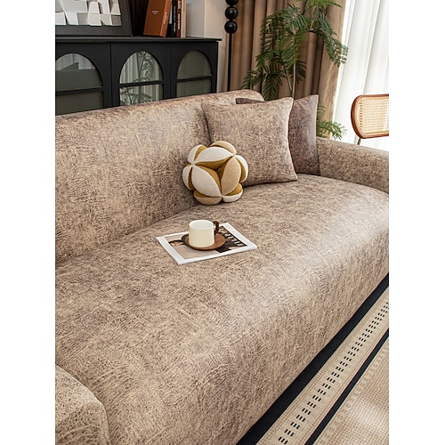 Sofabezug Ecksofa Kunstleder Sofaschoner Antirutsch 3 4 2 1 Sitzer, L Form Sofaüberwurf, Hund Katze Sofabezug Ecksofa Sofaüberwurf Couchbezug Image