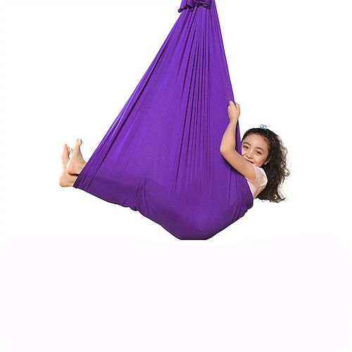 1 Aerial-Yoga-Hängematte mit kompletter Hardware – Umarmungsschaukel für Yoga, Camping, Picknick im Freien und drinnen – handwaschbarer Webstoff mit 80 % Textilanteil – Größe 288 x 149 cm Image