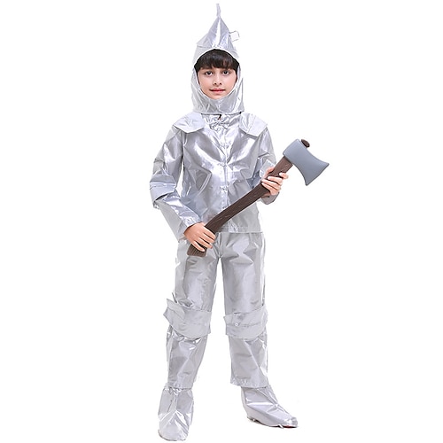 Karnevalskostüm 2026 Tin Man Karneval Cosplay Kostüm Outfits Cosplay Kinder Jungen Karneval Buchwoche Karneval Halloween Leistung Einfaches Karnevalskostüm Verkleiden Image