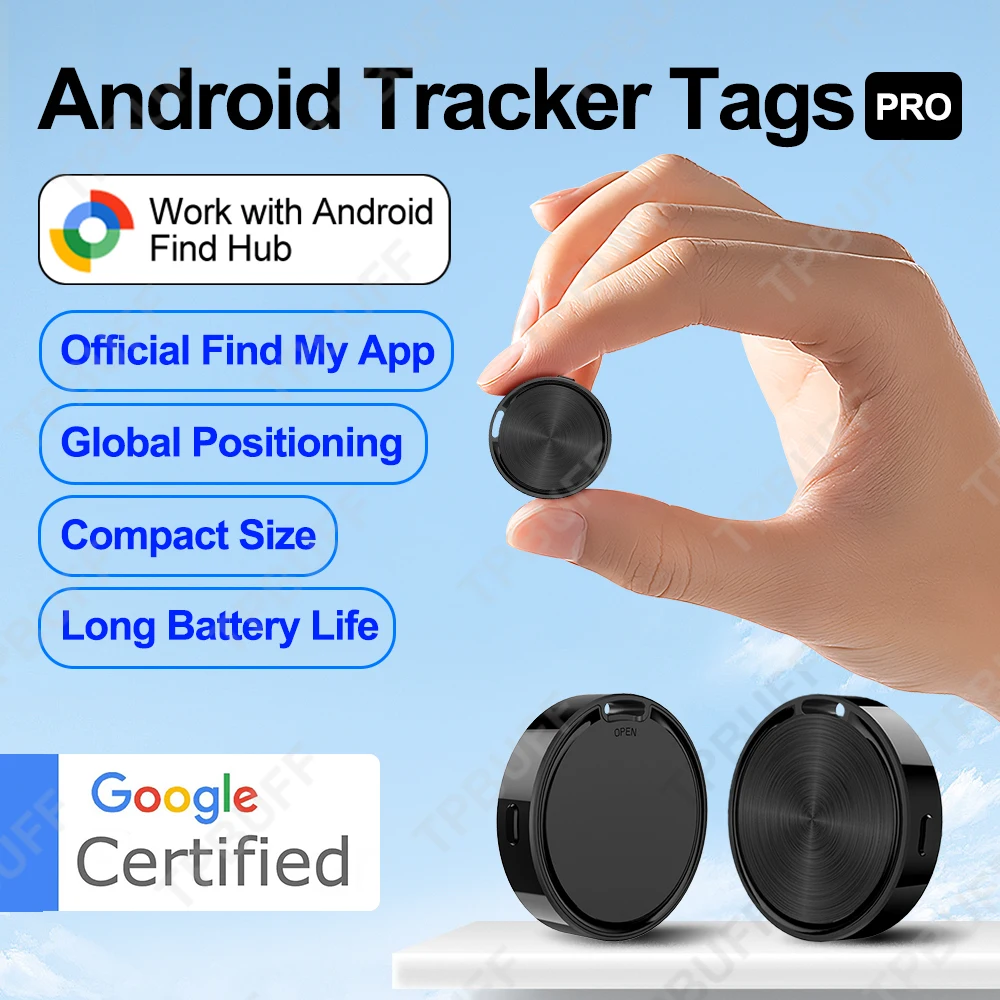 Bluetooth GPS-Tracker Android Google Find My Device Anti-Lost Wallet GPS-Tracker Airtag-Halter Smart Home-Produkte Smart Life Image