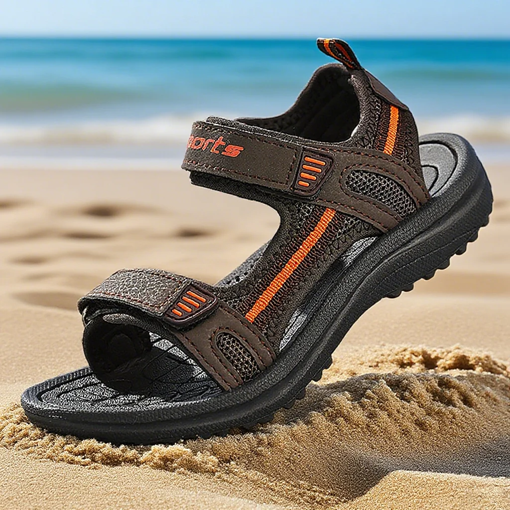 Sommer Kinder Sandalen Baby Schuhe Mode Mädchen Jungen Weiche Sohle Nicht-slip Jungen Mädchen Sandalen Kleinkind kinder Schuhe sommer Im Freien Image