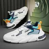 YRZL Herrenschuhe Sommer Neue atmungsaktive Mesh Herren rutschfeste Laufschuhe Leichte Stoßdämpfung Freizeit Sportschuh