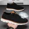 Herren-Mesh-Schuhe, Brogues, Sommer-Freizeitschuhe, Loafer, Slip-Ons mit gestricktem Obermaterial, atmungsaktiv, leicht, bequem, große Größe 48, 49 50