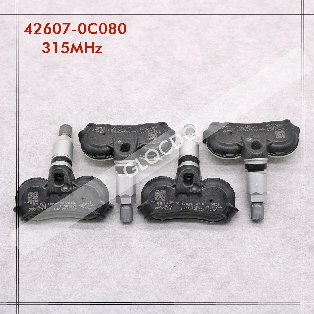 4x Reifendruck sensor für 2015-2019 Toyota Sequoia 2008 MHz Reifendruck sensor TPMS-Sensor 42607-0c080 42607-0c030 42607-0c040 Image