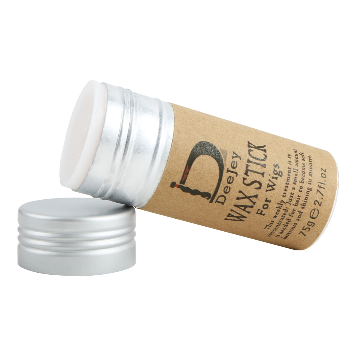 DeeJey Wig Edge Control Wax Stick – unsichtbarer Griff für Lace-Front-Perücken/Cosplay/Alltag | Keine Rückstände, tragbarer Styling-Stift Image