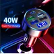Adattatore per caricabatterie per telefono da auto a ricarica rapida 35W PD + QC 3.0 caricabatteria da auto Usb a 4 porte tipo C caricabatteria da auto PD Quick Charge 3.0