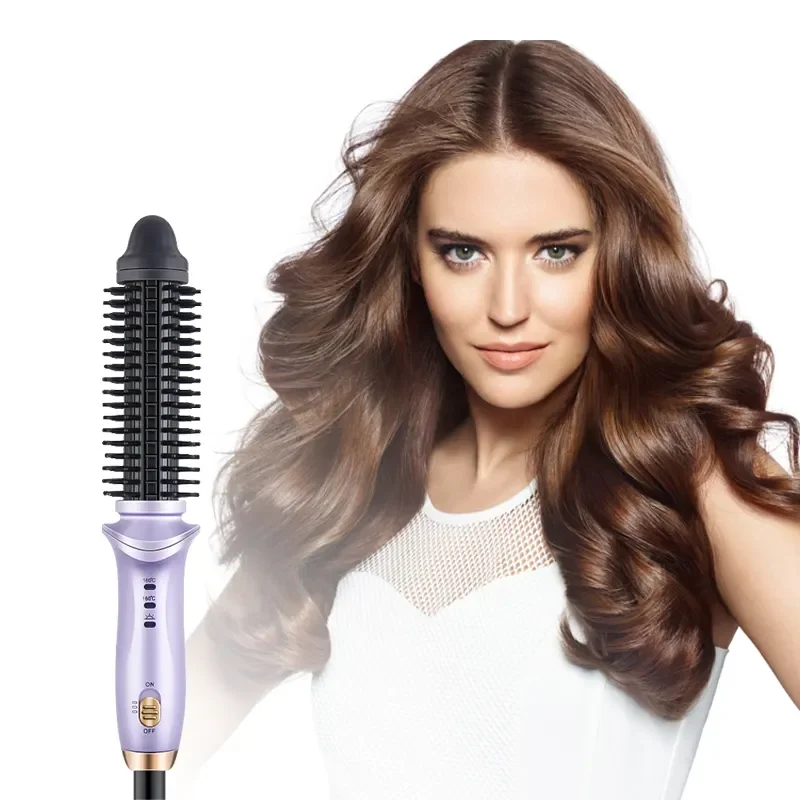 Professionelle Salon Heißluft Rolling Curling Pinsel Schnelle Heizung Haar Curler Kamm Keramik Lockenwickler Set Curler Haarglätter Image