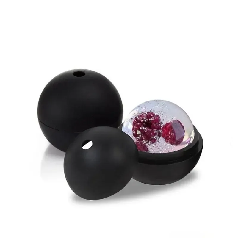 Großhandel 1 stücke DIY Kreative Eiswürfel Eis Runde Silikon Eis Rund Eishockey Eis Gitter Hockey Gitter Silikon Eis Form silikon Image