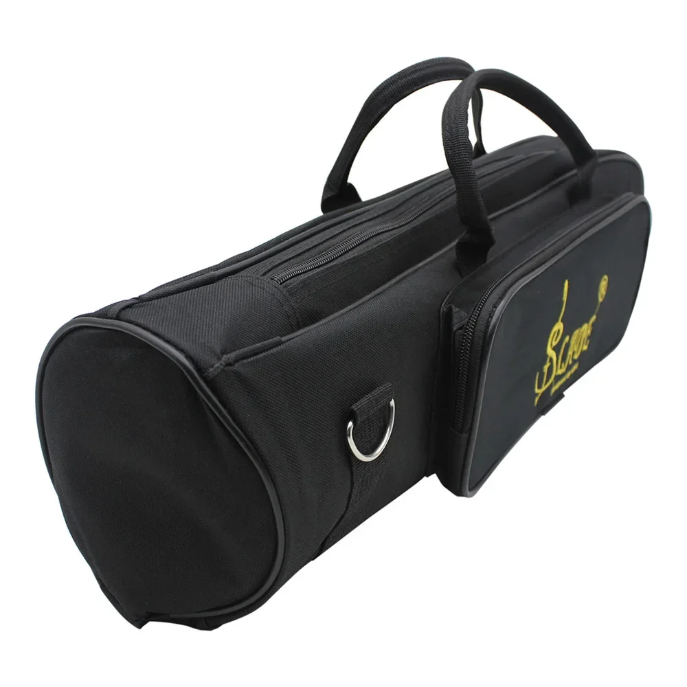 SLADE Trompete Tasche Doppel Reißverschlüsse Design Wasserdichte Oxford Tuch Trompete Tragegriff Taschen Blech Instrument Teile Zubehör Image