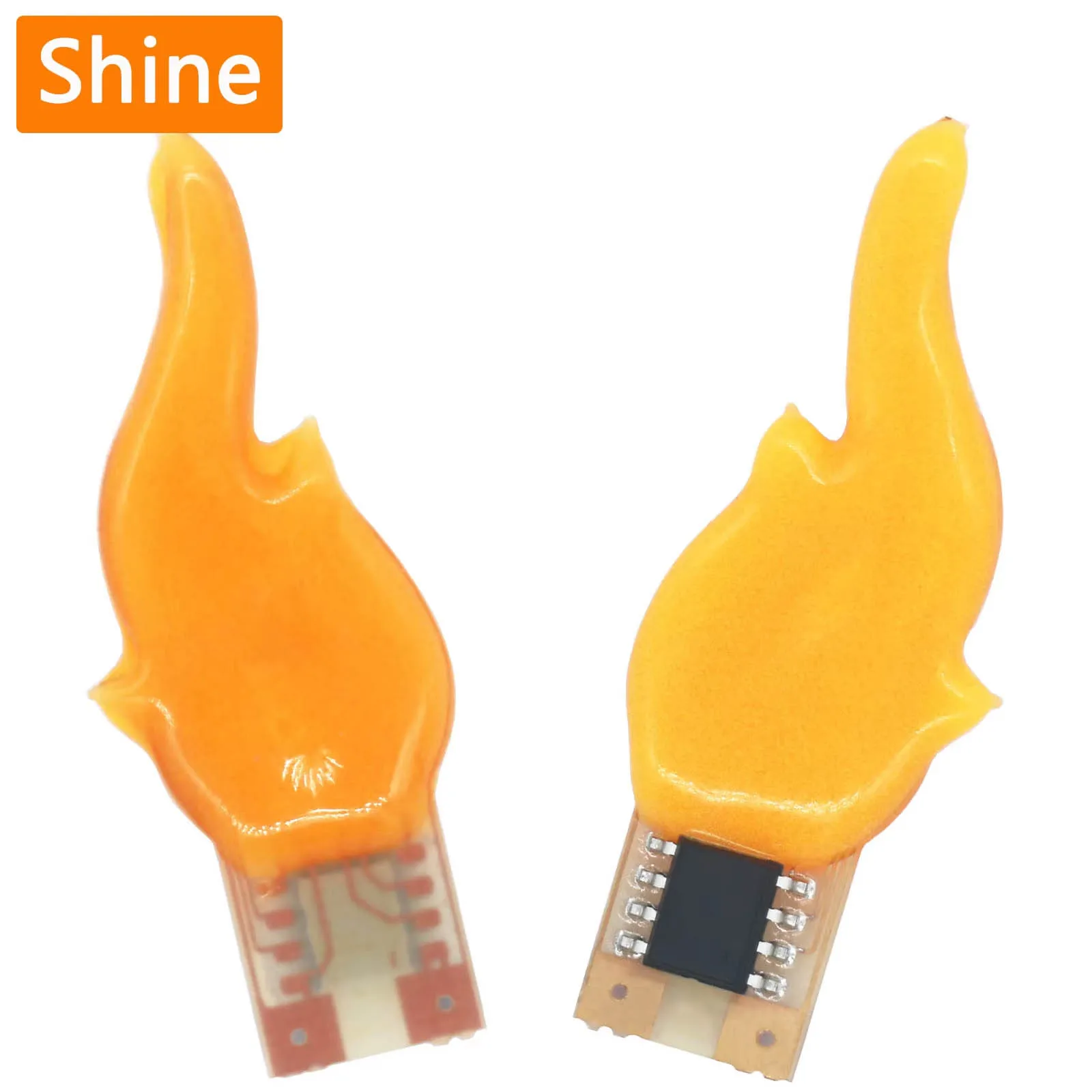 LED 3v Kerze Flamme Lampe cob LED Glühbirne Diode Party Camping Dekoration Hause Glühbirne Zubehör DIY LED Chip Image