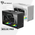 Custodia per computer WeiJie PRO ITX Supporto alimentatore SFX/scheda madreITX/scheda grafica (L) ≤ 380 mm/custodia portatile trasparente lateralmente