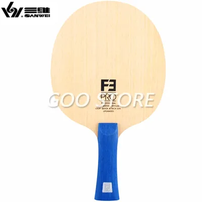 SANWEI F3 Pro Tischtennisschläger 5 Holz + 2 Arylate Carbon Premium Ayous Surface OFF++ SANWEI Ping Pong Schläger Schläger Paddel Image