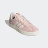 Sneaker ADIDAS SPORTSWEAR "VL COURT 3.0", Gr. 43, wonder quartz, core weiß, cyber metallic, Leder, Synthetik, sportlich, Schuhe, inspiriert vom Design des adidas samba