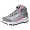 Sneaker RICOSTA "Terra WMS: normal", Kinder, Gr. 37, grau (grau, pink), Synthetik, Textil, kontrastfarbene Details, casual, Schuhe, Schnürschuh mit Sympatex-Membrane, Größenschablone zum Download