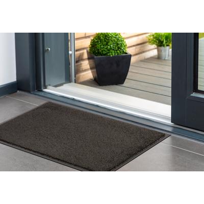 Fußmatte ASTRA "Perle", grau (anthrazit), B:60cm H:9mm L:80cm, Kunstfaser, Teppiche, Türmatte, Schmutzfangmatte, waschbar, In und Outdoor Image