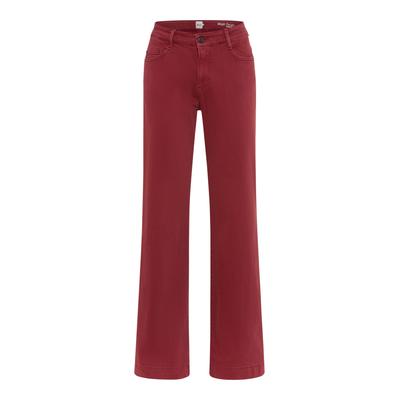 5-Pocket-Jeans BRAX "Style MAINE", Damen, Gr. 46K (23), Kurzgrößen, lila (dunkelviolett), 94% Baumwolle, 4% Polyester, 2% Elasthan, Jeans Image