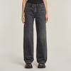 Weite Jeans G-STAR "Jeans Judee Straight", Damen, Gr. 33, Länge 32, faded eolith grau, Denim/Jeans, Obermaterial: 100% Baumwolle, casual, straight fit, Jeans