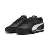 Sneaker PUMA "PUMA Turino II OG Sneakers Erwachsene", Gr. 38.5, schwarz-weiß (schwarz, weiß gold), Obermaterial: Synthetik, Leder; Futter: Textil; Innensohle: Synthetik; Laufsohle: Gummi, Schuhe