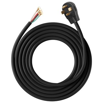 UIMOSO 10 ft Dryer Power Cord, Appliance Dryer Cord with Eyelet Connectors, 125V/250V, SDRT 10AWG/4C, 30A - 10 ft