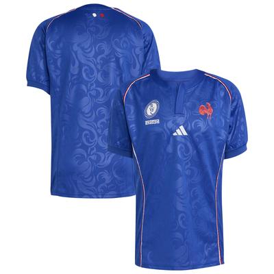Replika-Heimtrikot zur Rugby-Weltmeisterschaft 2025 für Damen von France Rugby-Weltmeisterschaft 2025 Image