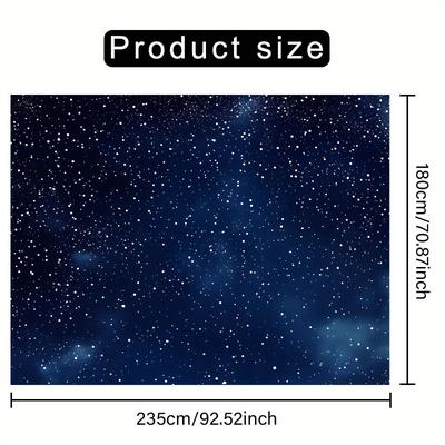 TEMU 1pc Polyester Backdrop Banner, Birthday Party Decoration, Versatile For Wedding, Anniversary, Room & Garden, , No Electricity Needed, Ideal For Christmas, Valentine's, 's, Day & Graduation Events Image