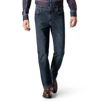 Walbusch Herren Bügelfrei Flex Jeans-Hose Comfort Fit Blau Image