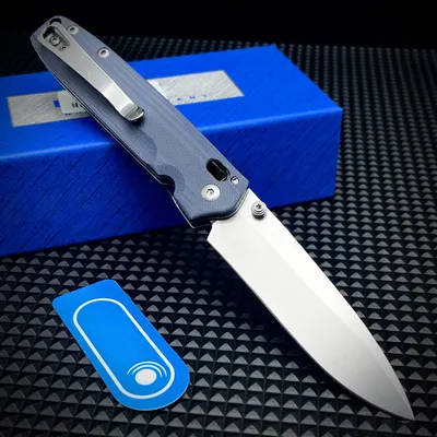 Stainless steel camping multi-purpose knife, AXIS lock folding knife, CNC precision grinding blade, BM-485 high-end quality