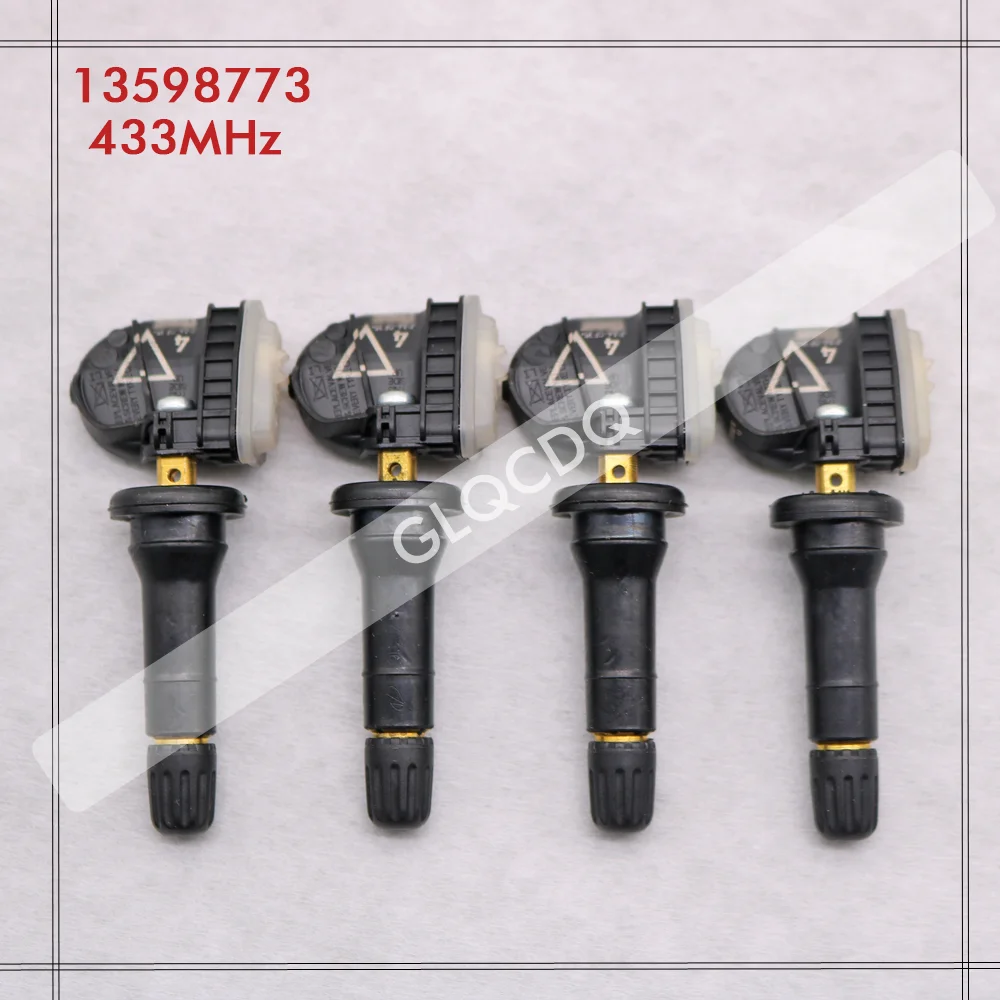 Per 2015 2016 2017 2018 2019 OPEL MOKKA (J-A) TPMS 13598773 13516165 433MHz TPMS sensore di pressione dei pneumatici sensore di pressione dell'aria dei pneumatici