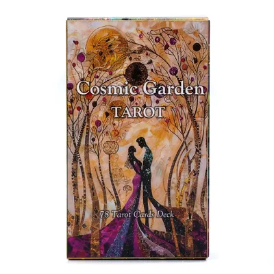 Neues Cosmic Garden Tarot Deck 78 Karten Wahrsagespiel Karte Wahrsagerei Fate Party Familienbrettspiel Familienpartyspiel Image