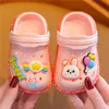 Kinder Sandalen und Hausschuhe Cartoon weiche Sohle rutschfeste Kinderschuhe Mädchen Indoor Home Schuhe Jungen Sandalen Kinderschuhe
