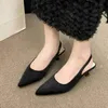 High Heels Schuhe Damen Pumps neue Stiletto Sandalen spitzen Zehen flachen Mund schwarze Absätze Schuhe Kleid Schuhe plus Größe 32-43