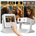Proiettore 4K all-in-one** – Touch a doppio schermo, portatile, gaming/karaoke, HDMI/USB, wireless BT/WiFi, il tuo home cinema perfetto