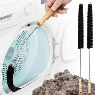 1PCS Drying Machine Cleaning Brush Clothes Dryer Lint Brush Vent Trap Cleaner Brush 700mm Long Flexible Coil Soft Brush