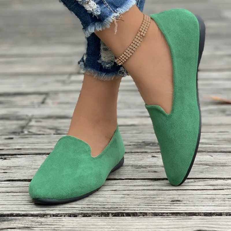 Frühling Herbst Schuhe für Frauen Bequeme Casual Slip auf Wohnungen Plus Größe 36-43 Faulenzer Nicht-slip Zapatos de Mujer Frauen Schuhe
