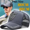 Plus Größe Mesh Baseball Caps Erwachsene Sommer Großen Kopf Größe Sonnenhüte Männer Frauen Kühlen Hip Hop Punk Rock Lkw Caps 56-60 cm 60-65 cm