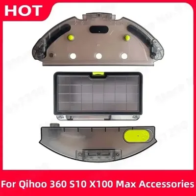 Original Wasser Tank Staub Box Lappen Halterung Ersatzteile Für Qihoo 360 S10 X 100 Max Roboter Staubsauger Ersatz Zubehör Image