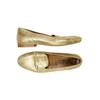 Tamaris Damen Halbschuh, Gr. 38, gold, Leder