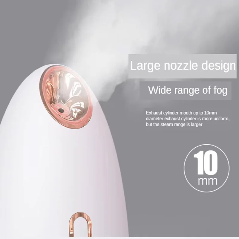 Heißer Mini Und Kalte Ozon Lampe Maschine Ionic Hair Spa Tragbare Sauna Vergrößerungs In Nano Spray Gesichts Verdampfer Dampfer Mit Nebel Image