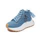 Women's Platform Fashion Sneakers Y2K Cute Lightweight Breathable Height Increasing Comfort Walking Trainers Blue8