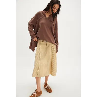 Cascade Sweatshirt at Free People in Spiced Chocolate, Size: Small