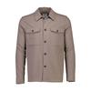 Hemdjacke LINDBERGH "Lindbergh Hemdjacke", Herren, Gr. M, braun (deep sand mel), Oberstoff: 35% Polyester (recycelte Fasern), 31% Viskose, 30% Polyester, 4% Elasthan, lässig geschnitten, Jacken