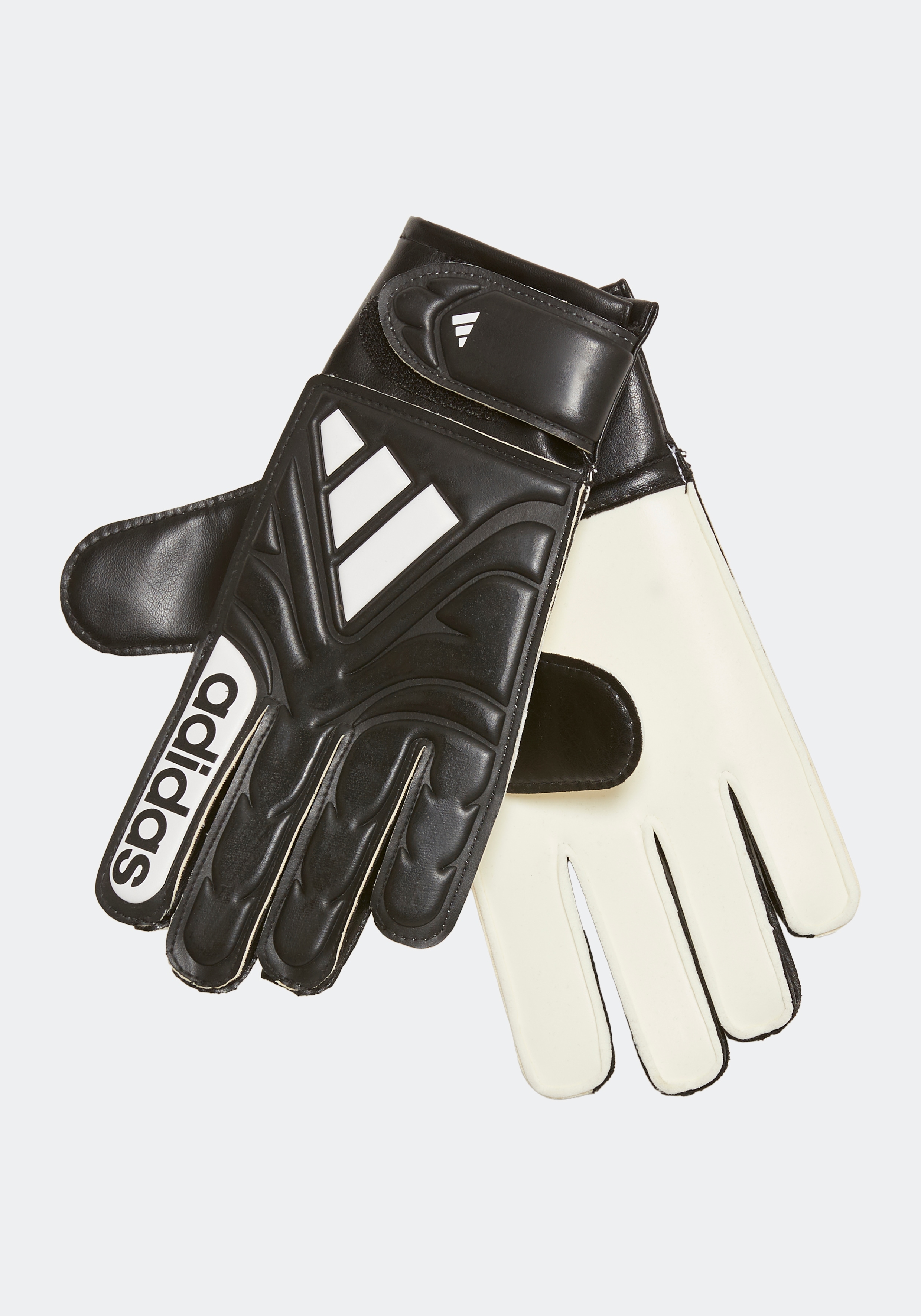 Torwarthandschuhe ADIDAS PERFORMANCE "COPA GL CLB J", Herren, Gr. 4, schwarz-weiß (schwarz, weiß), Obermaterial: 100% EVA, Handschuhe, für Kinder und Jugendliche Image
