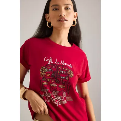 Maeve Cafe Le Marais T-Shirt