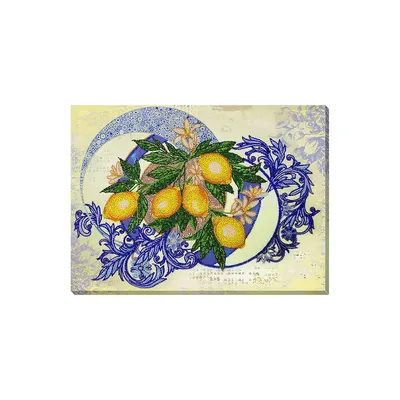 Perlen-Stickbild Zitronen, 42 x 31 cm Image