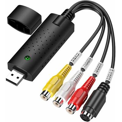 VHS-zu-Digital-Konverter, Hi8-VHS-zu-DVD-Videoaufnahmekarte, Digital-Video-Audio-Konverteradapter, Image